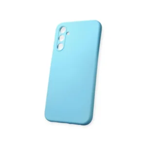 Capinha Aveludada Para Samsung Galaxy A24 Azul Claro